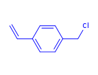 4-Chloromethylstyrene;
4-Vinylbenzyl chloride; p-Chloromethylstyrene;
4-CMS