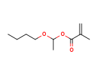 methacrylic acid-(1-butoxy-ethyl ester)；butoxyethyl methacrylate；